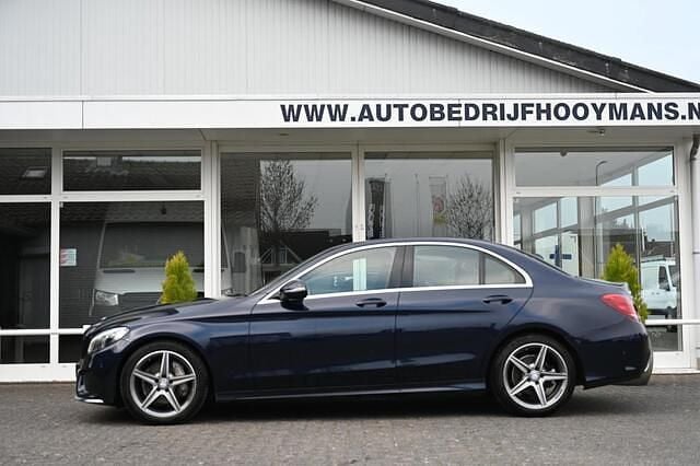 Occasion Mercedes C180 Sport Edition 157 PK (115 kW) 2017 Blauw (metallic) Sedan