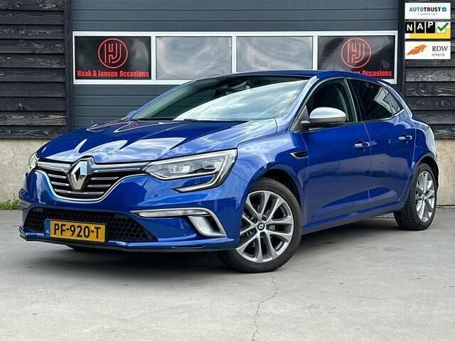 Blauw Gebruikt 2017 Renault Mégane GT Line GT-Line Hatchback | € 13.995 (Iets duurder) - Afbeelding 1/4