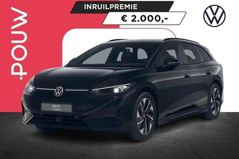 Zwart Nieuw 2025 VW ID.7 Pro Sedan | € 58.950 (Iets duurder) - Afbeelding 1/4