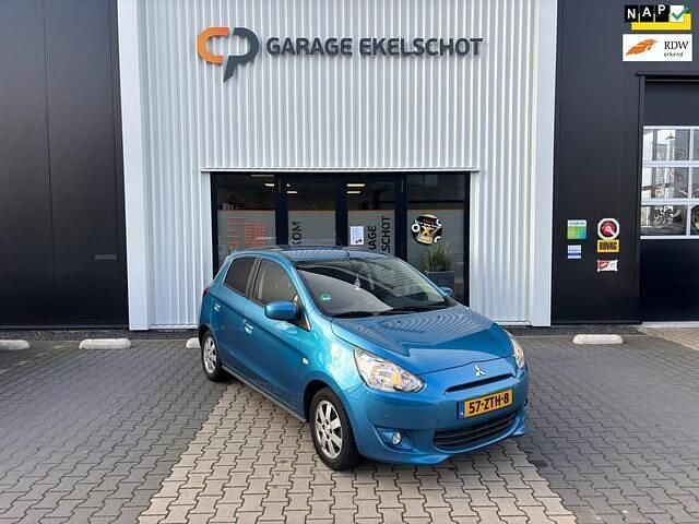 Blauw Gebruikt 2013 Mitsubishi Space Star Intense Hatchback | € 1.990 (Eerlijke prijs) - Afbeelding 1/4