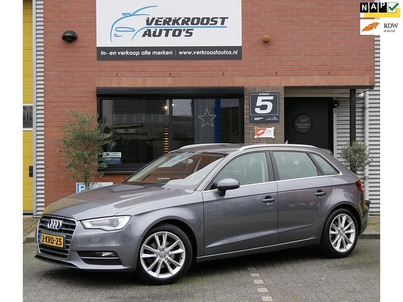 Grijs Gebruikt 2013 Audi A3 Ambition Hatchback | € 8.450 (Super prijs) - Afbeelding 1/4