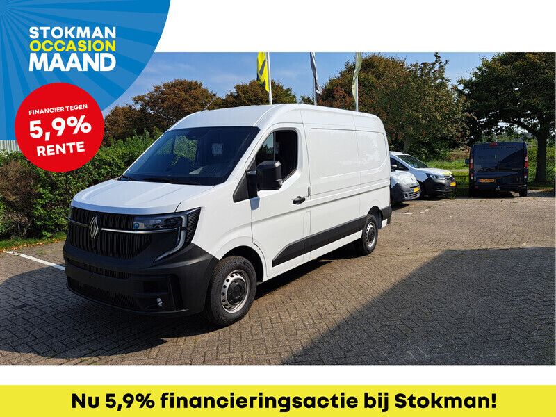 Wit Nieuw 2024 Renault Master Van | € 34.753 (Eerlijke prijs) - Afbeelding 1/4