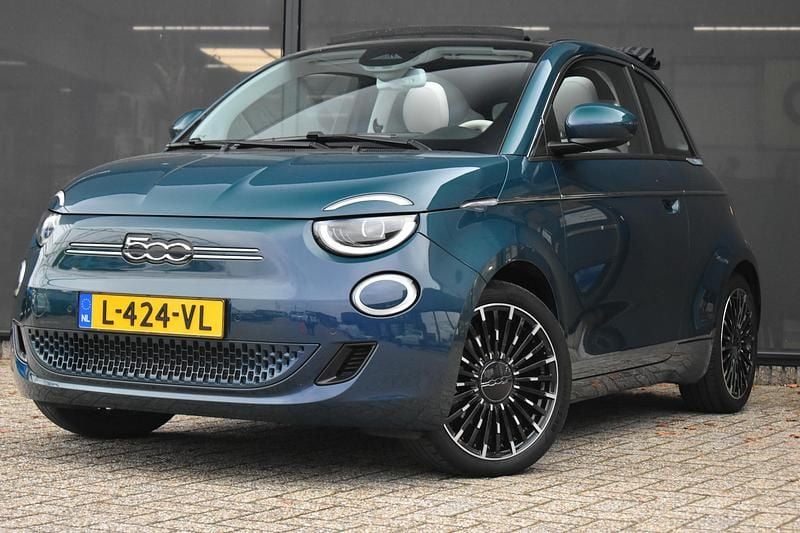 Groen Gebruikt 2020 Fiat 500C La Prima Cabriolet | € 20.245 - Afbeelding 1/4