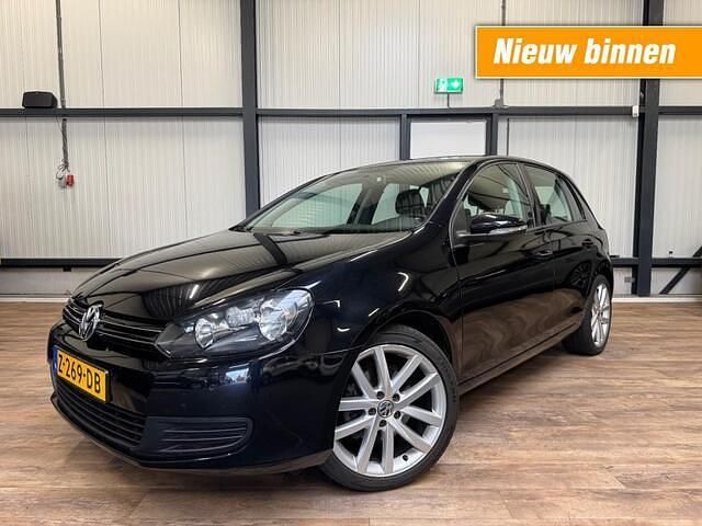 Zwart Gebruikt 2009 VW Golf VI Trendline Hatchback | € 6.990 (Eerlijke prijs) - Afbeelding 1/4