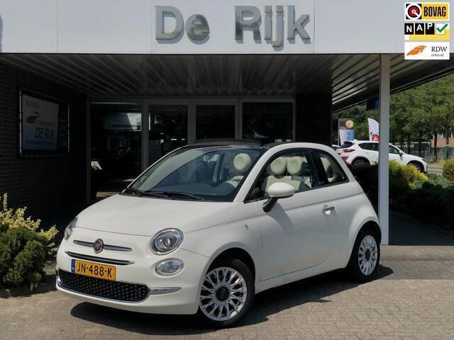 Wit Gebruikt 2016 Fiat 500C Lounge Cabriolet | € 8.995 (Eerlijke prijs) - Afbeelding 1/4