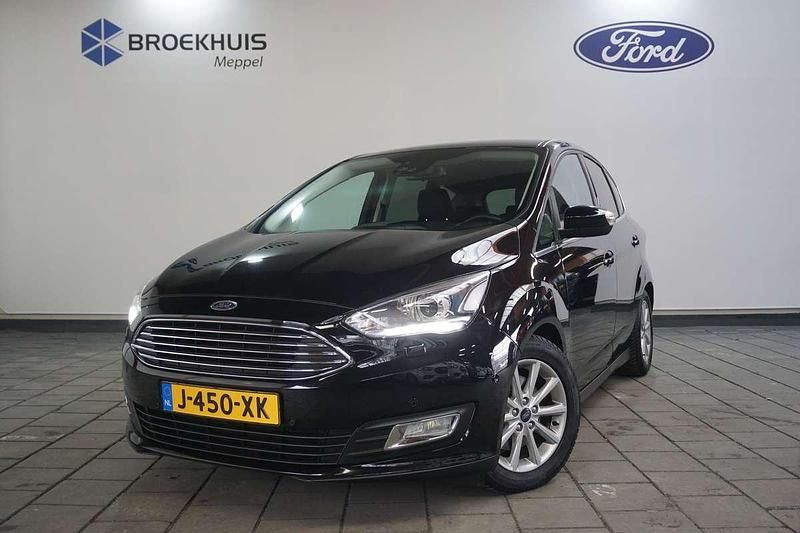 Zwart Gebruikt 2018 Ford C-MAX Titanium MPV | € 16.900 (Duur) - Afbeelding 1/4