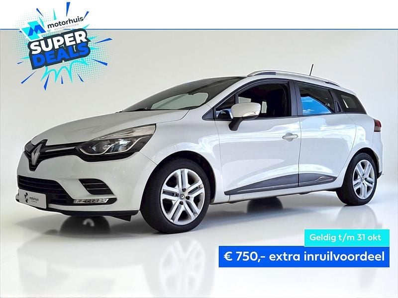 Wit Gebruikt 2020 Renault Clio GrandTour Zen Stationwagen | € 12.740 (Eerlijke prijs) - Afbeelding 1/4