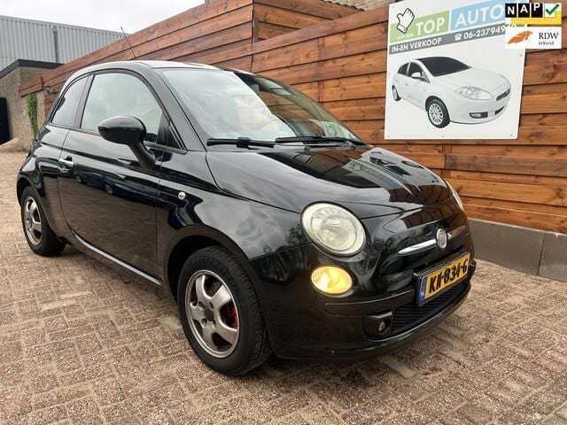 Zwart Gebruikt 2008 Fiat 500 Pop Hatchback | € 2.250 (Goede deal) - Afbeelding 1/4