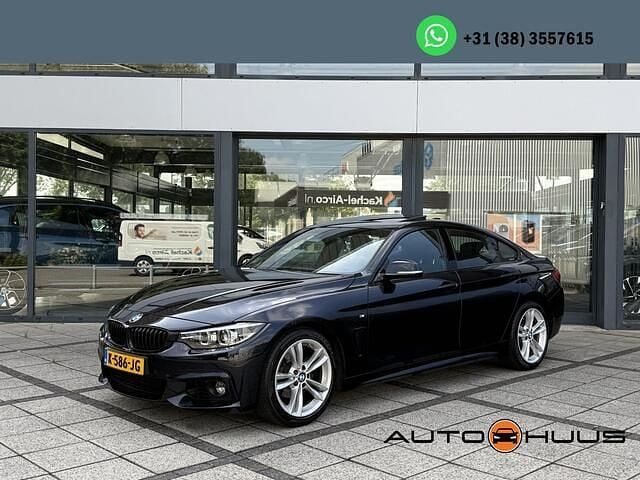 Zwart Gebruikt 2021 BMW 418 M Sport Coupé | € 21.850 (Eerlijke prijs) - Afbeelding 1/4