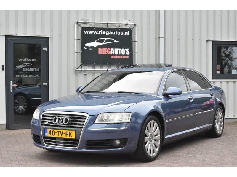 Blauw Gebruikt 2007 Audi A8L Proline Sedan | € 9.950 - Afbeelding 1/4