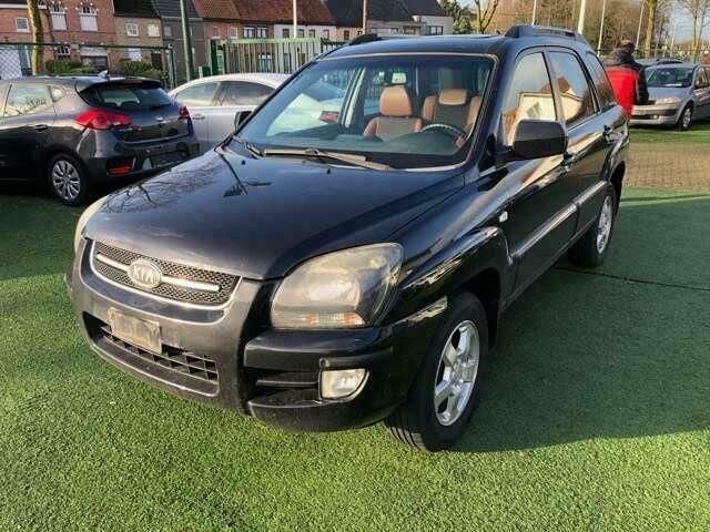 Zwart Gebruikt 2007 Kia Sportage Turbo SUV | € 2.450 - Afbeelding 1/4