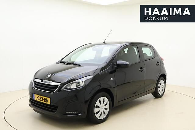 Zwart Gebruikt 2021 Peugeot 108 Active Hatchback | € 10.950 (Eerlijke prijs) - Afbeelding 1/4