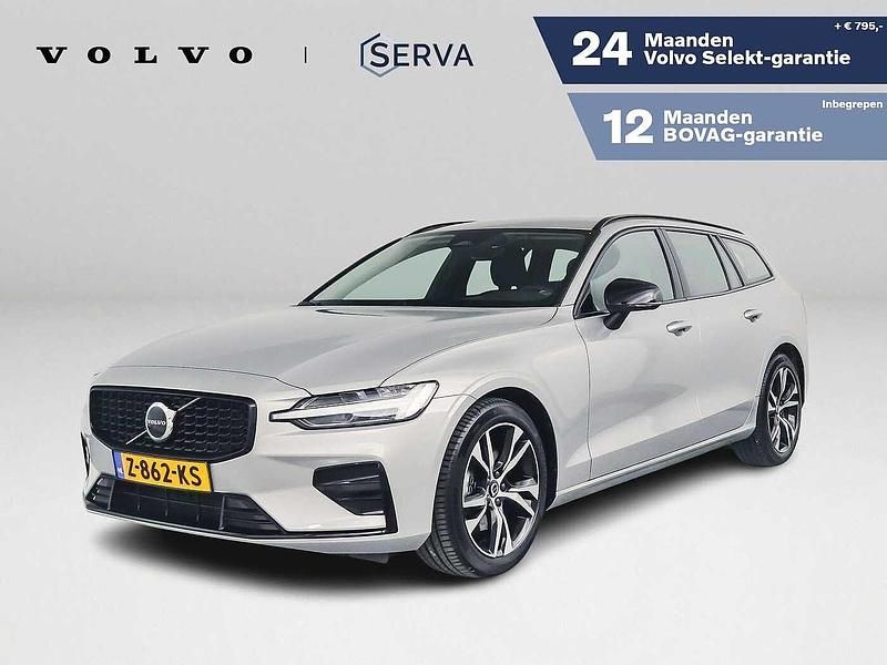 Grijs Gebruikt 2022 Volvo V60 Plus Stationwagen | € 41.995 (Eerlijke prijs) - Afbeelding 1/4