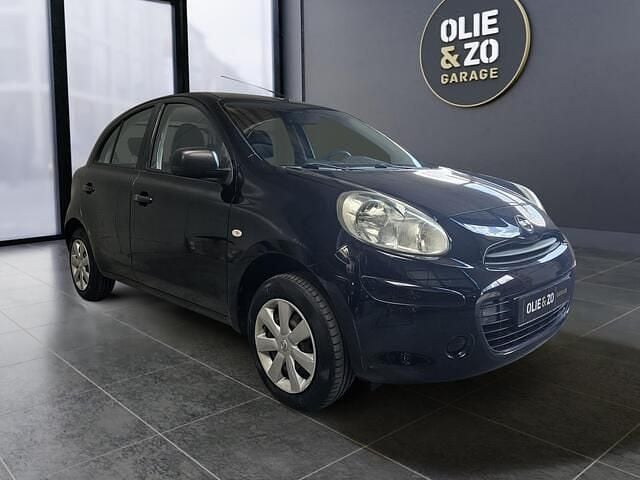 Zwart Gebruikt 2012 Nissan Micra Pack Hatchback | € 3.300 (Eerlijke prijs) - Afbeelding 1/4