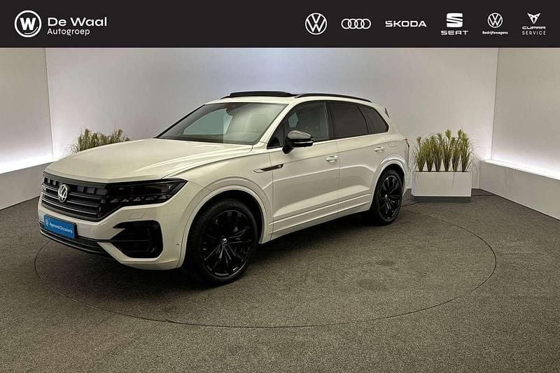Wit Gebruikt 2020 VW Touareg R-line SUV | € 58.895 (Eerlijke prijs) - Afbeelding 1/3