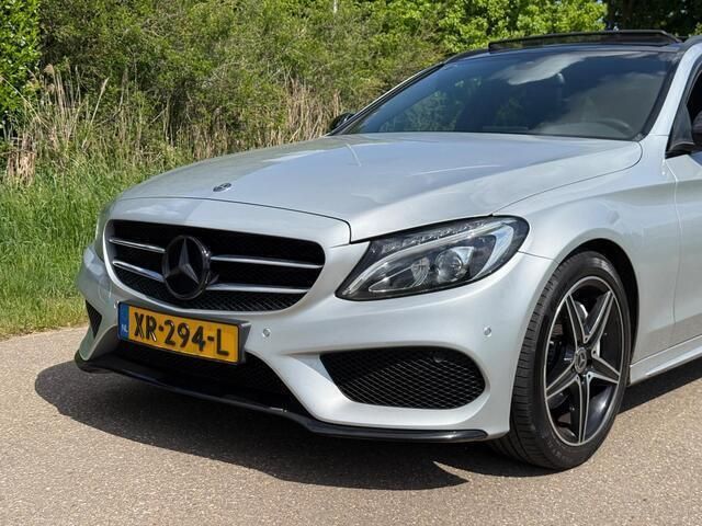 Occasion Mercedes C180 AMG line 116 PK (85 kW) 2019 Grijs Stationwagen