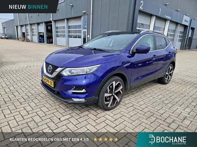 Ink blue (donker blauw) Gebruikt 2019 Nissan Qashqai Tekna SUV | € 19.700 (Eerlijke prijs) - Afbeelding 1/4