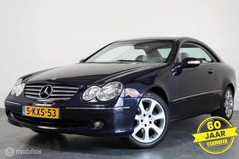 Blauw Gebruikt 2003 Mercedes CLK240 Coupé | € 6.900 (Iets duurder) - Afbeelding 1/4