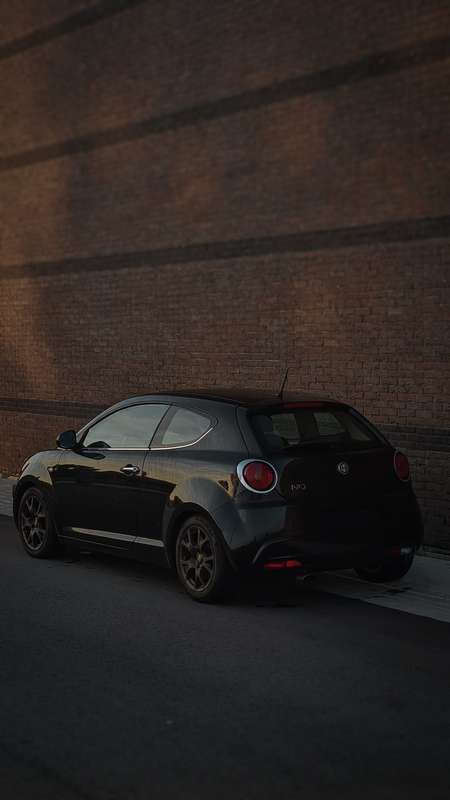 Zwart Gebruikt 2009 Alfa Romeo MiTo Progression Hatchback | € 3.000 (Eerlijke prijs) - Afbeelding 1/4