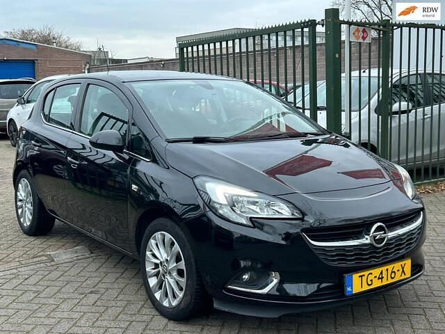 Zwart Gebruikt 2018 Opel Corsa Edition Hatchback | € 7.499 (Eerlijke prijs) - Afbeelding 1/4