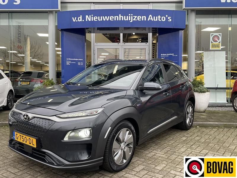 Grijs Occasion 2019 Hyundai Kona Premium SUV | € 14.450 (Super prijs) - Afbeelding 1/4