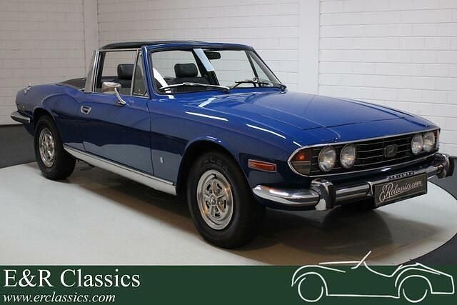 Blauwblauw Gebruikt 1975 Triumph Stag Cabriolet | € 29.950 - Afbeelding 1/4
