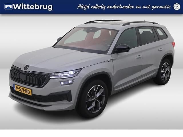 Grijs Gebruikt 2022 Skoda Kodiaq Business Line SUV | € 38.450 (Duur) - Afbeelding 1/2