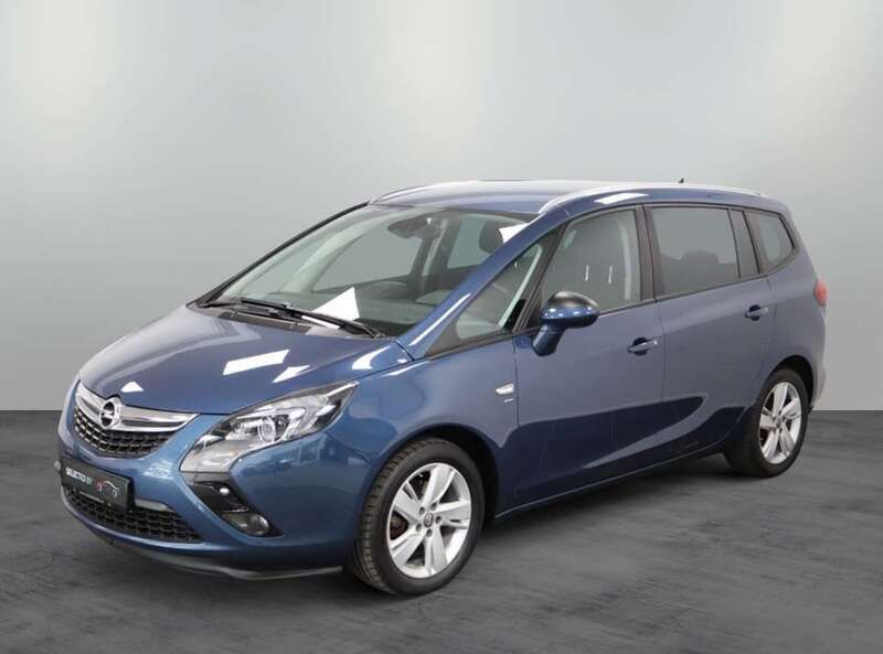 Blauw, metallic lak Gebruikt 2015 Opel Zafira Tourer Cosmo MPV | € 11.739 (Goede deal) - Afbeelding 1/4