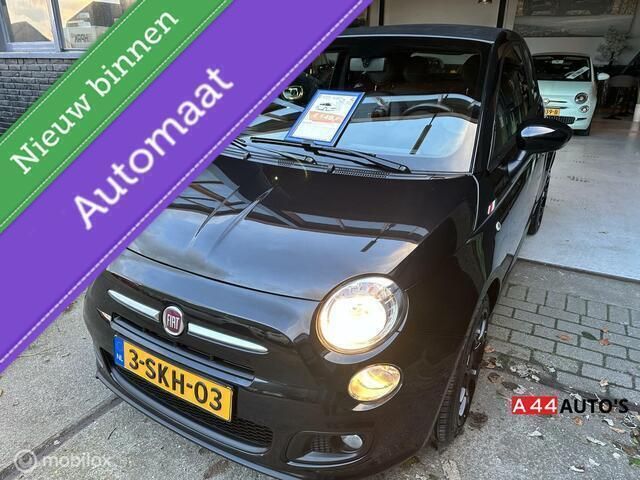 Zwart Gebruikt 2013 Fiat 500S Cabriolet | € 7.950 (Eerlijke prijs) - Afbeelding 1/4
