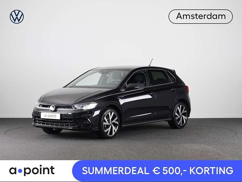 Zwart Gebruikt 2024 VW Polo R-line Hatchback | € 24.949 (Iets duurder) - Afbeelding 1/3