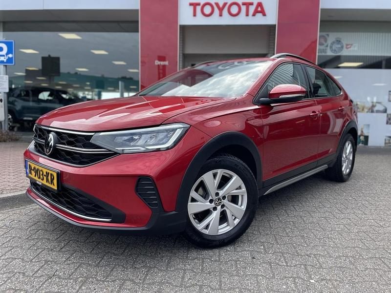 Rood Gebruikt 2022 VW Taigo Business SUV | € 17.900 (Eerlijke prijs) - Afbeelding 1/4