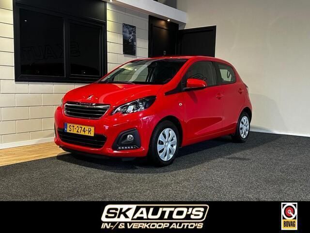Rood, metallic lak Gebruikt 2018 Peugeot 108 Active Hatchback | € 7.495 (Eerlijke prijs) - Afbeelding 1/4