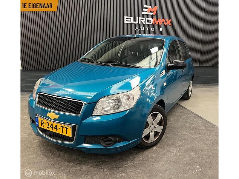 Blauw Occasion 2009 Chevrolet Aveo Hatchback | € 2.999 (Iets duurder) - Afbeelding 1/4