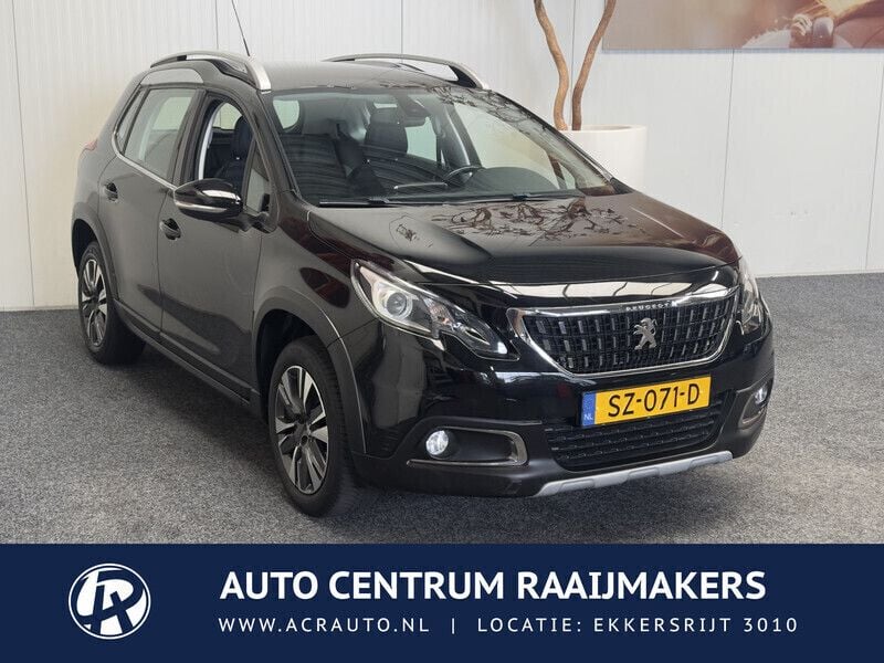 Zwart, metallic lak Gebruikt 2018 Peugeot 2008 Allure SUV | € 12.440 (Eerlijke prijs) - Afbeelding 1/4