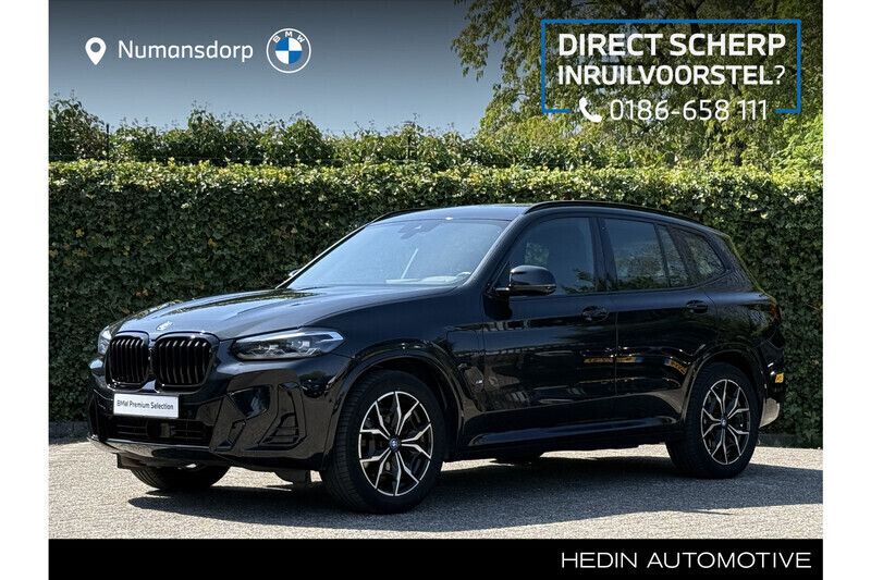 Zwart Gebruikt 2022 BMW X3 M Sport SUV | € 50.890 (Eerlijke prijs) - Afbeelding 1/3