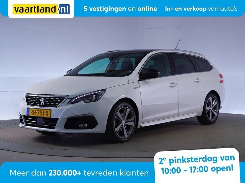 Wit Gebruikt 2017 Peugeot 308 GT-line Stationwagen | € 8.945 (Eerlijke prijs) - Afbeelding 1/3