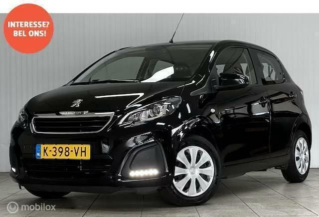 Zwart Gebruikt 2021 Peugeot 108 Active Hatchback | € 7.995 (Goede deal) - Afbeelding 1/4