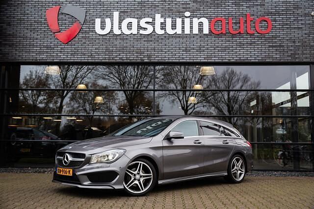 Grijs Gebruikt 2016 Mercedes CLA180 Shooting Brake AMG line Stationwagen | € 15.950 (Eerlijke prijs) - Afbeelding 1/4