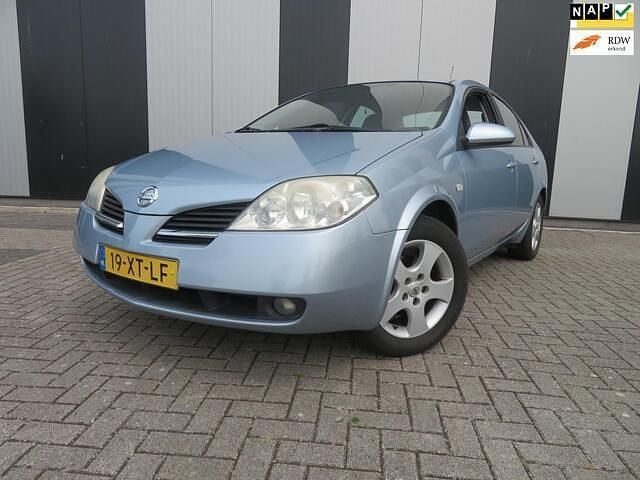 Blauw, metallic lak Gebruikt 2007 Nissan Primera Visia Sedan | € 2.450 (Duur) - Afbeelding 1/4
