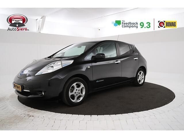 Zwart Gebruikt 2017 Nissan Leaf Acenta Hatchback | € 6.995 (Super prijs) - Afbeelding 1/4