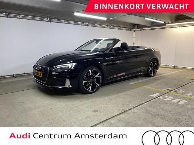 Zwart Gebruikt 2021 Audi A5 Cabriolet S-Line Cabriolet | € 45.949 (Eerlijke prijs) - Afbeelding 1/2