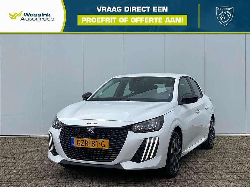 Wit Nieuw 2025 Peugeot 208 Style Hatchback | € 24.850 (Eerlijke prijs) - Afbeelding 1/4
