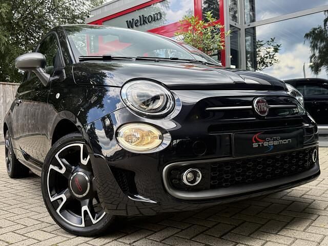 Zwart Gebruikt 2017 Fiat 500C S Cabriolet | € 12.950 (Iets duurder) - Afbeelding 1/4