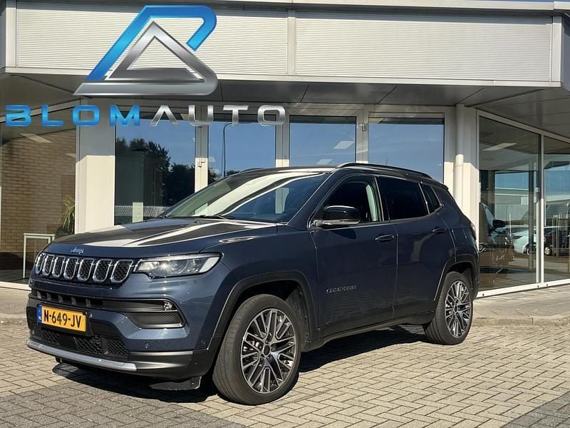 Blauw Gebruikt 2021 Jeep Compass Limited SUV | € 22.480 (Goede deal) - Afbeelding 1/4