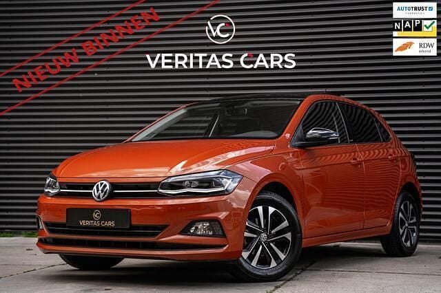 Oranje, metallic lak Gebruikt 2019 VW Polo IQ Drive Hatchback | € 17.950 (Eerlijke prijs) - Afbeelding 1/4