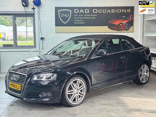 Zwart Occasion 2010 Audi A3 Cabriolet Ambition Cabriolet | € 4.850 - Afbeelding 1/4