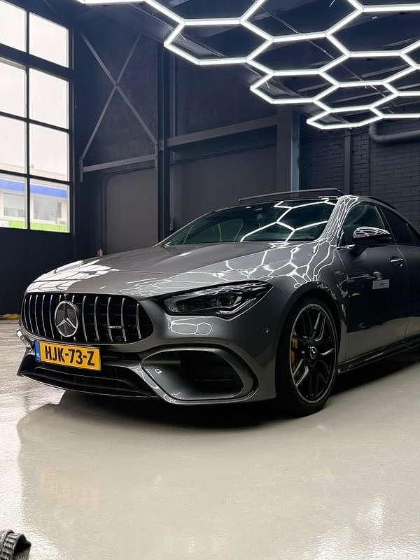 Grijs Gebruikt 2021 Mercedes CLA45 AMG AMG Sedan | € 55.950 - Afbeelding 1/4