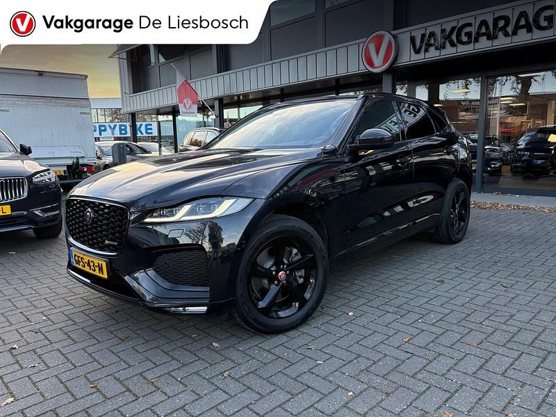 Zwart Occasion 2022 Jaguar F-Pace R-Dynamic SUV | € 49.750 (Eerlijke prijs) - Afbeelding 1/4