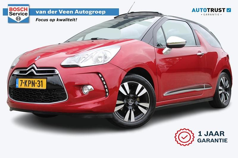 Rood Gebruikt 2013 Citroën DS3 Cabriolet So Chic Cabriolet | € 6.450 (Duur) - Afbeelding 1/4