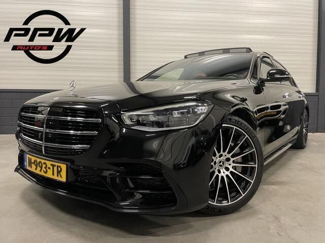 Zwart Gebruikt 2022 Mercedes S580 Active Sedan | € 98.850 - Afbeelding 1/4